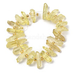 Natural Quartz Crystal Beads Strands&nbsp;G-F800-C18