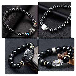 316Pcs Non-magnetic Synthetic Hematite Beads Strands&nbsp;G-PH0019-31