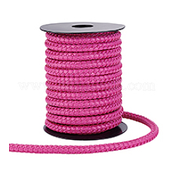 10M Round Braided Imitation Leather Cord&nbsp;OCOR-WH0105-061B