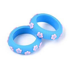 Handmade Polymer Clay Finger Rings&nbsp;CLAY-N013-26