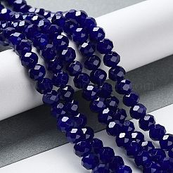 Baking Paint Imitation Jade Glass Bead Strands&nbsp;DGLA-A034-J6MM-A33