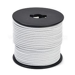 編んだ丸鋼線  DIYブレスレット用  ホワイト  3.2mm&nbsp;OCOR-D300-09