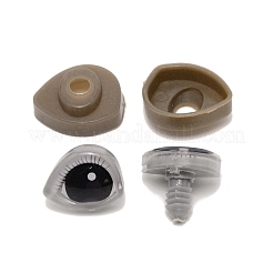 3D Plastic Doll Eyes and Eyes Washers Sets&nbsp;DIY-WH0264-11D