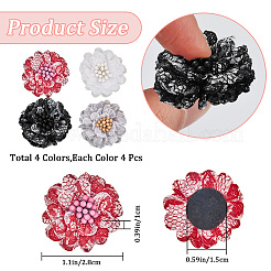 16Pcs 4 Colors Handmade Costume Accessories&nbsp;DIY-GF0009-83