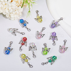 Angel Acrylic & Alloy Pendant Decorations&nbsp;HJEW-AB00682