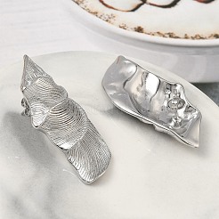 304 Stainless Steel Leaf Stud Earrings&nbsp;LS-EJEW-K268-54P