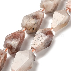 Natural Sunstone Beads Strands&nbsp;G-NH0005-B12-01