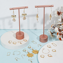 64個 8スタイル 304ステンレススチール&真鍮ピアスフック&レバーバックフープ&フープピアス金具  カン付き  18KGP本金メッキ  14.5~26x9~24mm  8個/スタイル&nbsp;DIY-BBC0001-77
