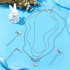 Brass Micro Pave Clear Cubic Zirconia Rectangle Chandelier Component Links&nbsp;FIND-UN00030