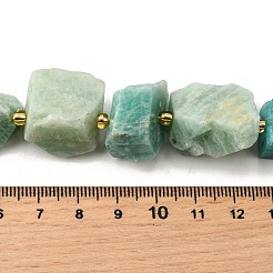 Raw Rough Natural Amazonite Beads Strands&nbsp;G-Z087-B24