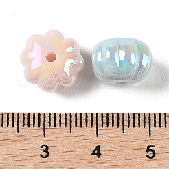 不透明なアクリルビーズ  カボチャ  ミックスカラー  8x12x11.5mm  穴：2mm&nbsp;OACR-G035-01