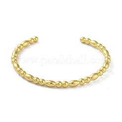 Brass Cuff Bangles&nbsp;BJEW-D039-10A-G