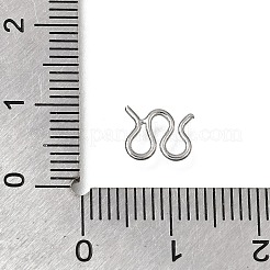 Brass M-Hook Clasps&nbsp;KK-CBA0DF0-14F-P