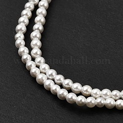 Electroplated Shell Pearl Beads Strands&nbsp;BSHE-K017-2mm