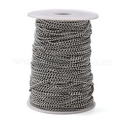 Tarnish Resistant 304 Stainless Steel Curb Chains&nbsp;CHS-R009-02