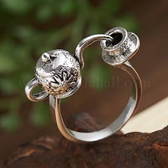 Teapot & Teacup Alloy Finger Rings for Unisex&nbsp;FS-WG8E880-01