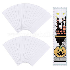 30Pcs Cotton Aida Cloth Bookmarks for Cross Stitch Making&nbsp;AJEW-GL0002-99C