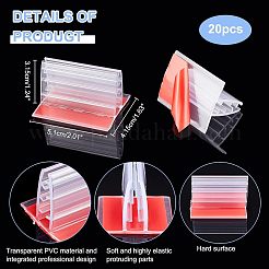 20Pcs Plastic Advertising Clip Holder&nbsp;ODIS-NB0001-16B