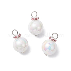 Imitation Pearl Acrylic Pendants&nbsp;PALLOY-JF04349