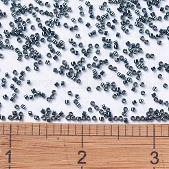 MIYUKIデリカビーズ  シリンダー  日本製シードビーズ  11/0  （db0451)亜鉛メッキダークスチールブルー  1.3x1.6mm  穴：0.8mm  約20000個/袋  100 G /袋&nbsp;SEED-J020-DB0451