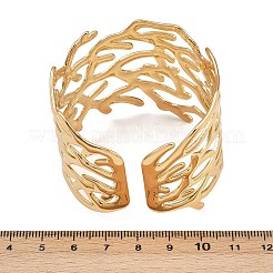 304 Stainless Steel Cuff Bangles for Women&nbsp;BJEW-G757-02G