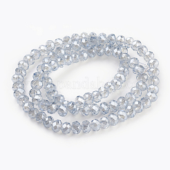 Electroplate Glass Beads Strands&nbsp;X-GLAA-K027-PL-A02