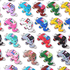 70Pcs 14 Styles Zinc Alloy Connector Charms&nbsp;ENAM-CJ0004-21