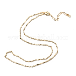 Brass Link Chain Necklaces&nbsp;NJEW-K123-03G
