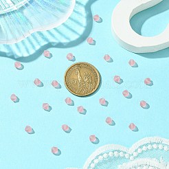 プレシオサ®クリスタルビーズ  チェコクリスタル  双円錐形(451 69 302 ロンデル)  70030 840 ローズピーチマット  5mm  穴：1mm&nbsp;X-PRC-BA5-70030-840