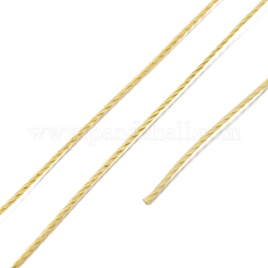 ラウンドワックスポリエステル糸ストリング  マイクロマクラメコード  ツイストコード  革縫い用  ダークチソウ  0.55mm  約131.23ヤード（120m）/ロール&nbsp;YC-D004-02C-018