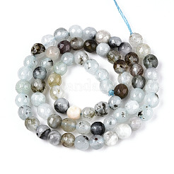 Dyed Natural White Jade Beads Strands&nbsp;G-T139-6mm-60-23