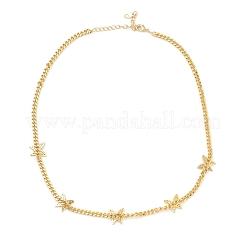 Brass Micro Pave Clear Cubic Zirconia Choker Necklaces&nbsp;NJEW-H308-04G