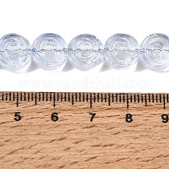 Baking Paint Transparent Glass Beads Strands&nbsp;GL-CBA2ED2-04C