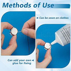 120Pcs Sew on Rhinestone&nbsp;RGLA-FG0001-33