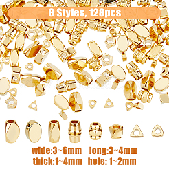 128Pcs 8 Style Brass Bead&nbsp;KK-DC0003-56