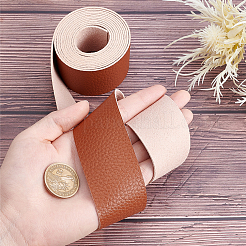 PU Leather Fabric Plain Lychee Fabric&nbsp;AJEW-WH0034-89C-03