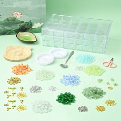 DIY Lampwork Beaded Bracelet Making Kit&nbsp;DIY-FZC0001-01A