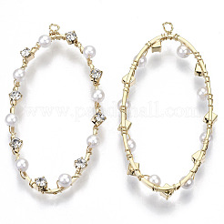 Brass Micro Pave Cubic Zirconia Big Pendants&nbsp;KK-N233-058-NF