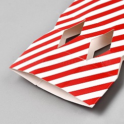 キャンディー型のクリスマスサプライズ引き出し式マネーポーチギフトボックス（現金ギフト用）  リボン付き  レッド  17.5x4.5x4.5cm&nbsp;ABAG-WH0040-20