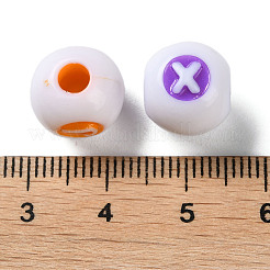 Opaque Acrylic European Beads&nbsp;SACR-P031-09A