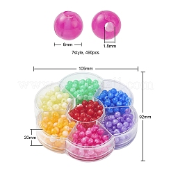 7 Style Acrylic Beads&nbsp;MACR-YW0001-56A