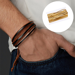 10Pcs Flat PU Leather Cord&nbsp;WL-DC0001-02E