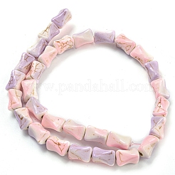 Baking Paint Synthetic Turquoise Beads Strands&nbsp;G-H060-06C