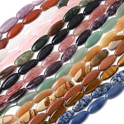 Natural & Synthetic Mixed Gemstone Beads Strands&nbsp;G-B078-E12-01