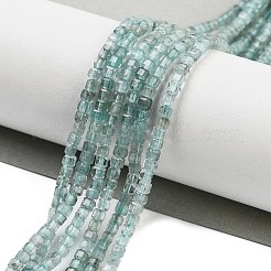 天然アパタイトビーズ連売り  ファセットテーブルカットキューブ  1.5~2.5x1.5~2.5x1.5~2mm  穴：0.4mm  約183~186個/連  15.35~15.55''（39~39.5センチメートル）&nbsp;G-H042-B12-01A