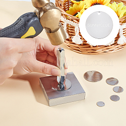 50Pcs 5 Style 304 Stainless Steel Stamping Blank Tag Pendants&nbsp;STAS-SC0002-99
