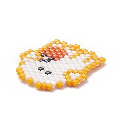 Handmade Japanese Seed Loom Pattern Seed Beads&nbsp;PALLOY-MZ00067-06