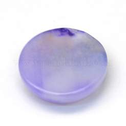 Dyed Natural Striped Agate/Banded Agate Cabochons&nbsp;X-G-R348-20mm-01