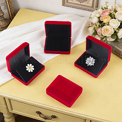 Flocking Jewelry Boxes for Badge&nbsp;CON-WH0112-067C