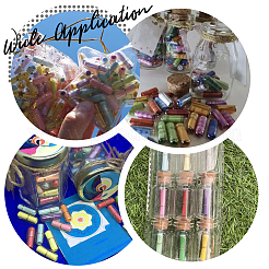 200Pcs Glass Wishing Bottles with Paper Inside&nbsp;AJEW-SC0031-97